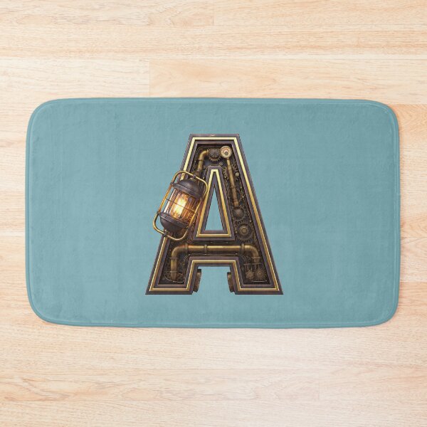 Item preview, Steampunk Letter A - Mechanical Gear Alphabet Initial, Vintage Industrial Monogram designed and sold by The Visual Syllabus.