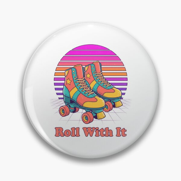 Item preview, Roll With It Retro Roller Skates designed and sold by DenBox.