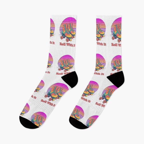 Item preview, Roll With It Retro Roller Skates designed and sold by DenBox.