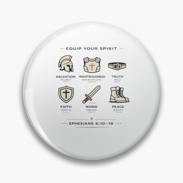 Item preview, Equip Your Spirit – Armor of God Ephesians 6 Christian Faith Design designed and sold by astersgraphics.