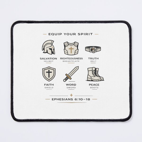 Item preview, Equip Your Spirit – Armor of God Ephesians 6 Christian Faith Design designed and sold by astersgraphics.