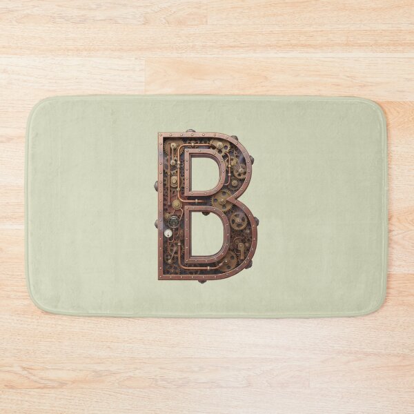 Item preview, Steampunk Letter B - Mechanical Gear Alphabet Initial, Vintage Industrial Monogram designed and sold by The Visual Syllabus.