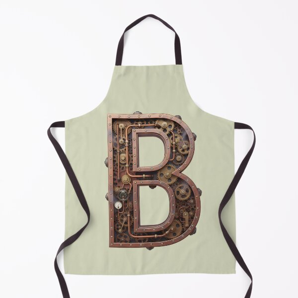 Item preview, Steampunk Letter B - Mechanical Gear Alphabet Initial, Vintage Industrial Monogram designed and sold by The Visual Syllabus.