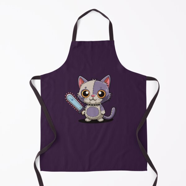 Item preview, Cute horror kitty deatherface with сhainsaw designed and sold by neelfs.