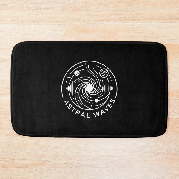 Item preview, Astral Waves Logo - white design designed and sold by Digitalys Studios.