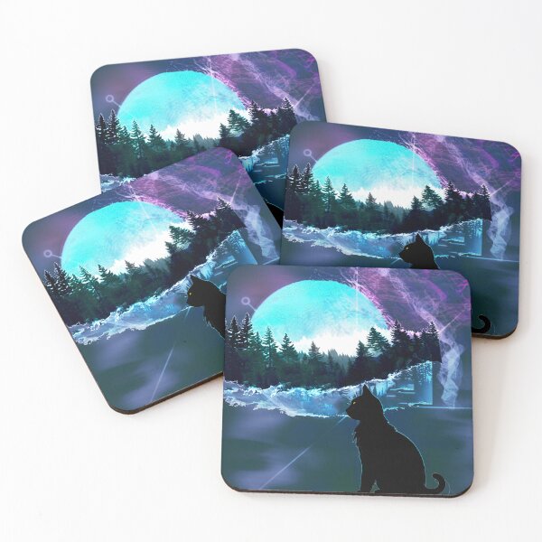 Item preview, moonlit night designed and sold by  Mudikeys.