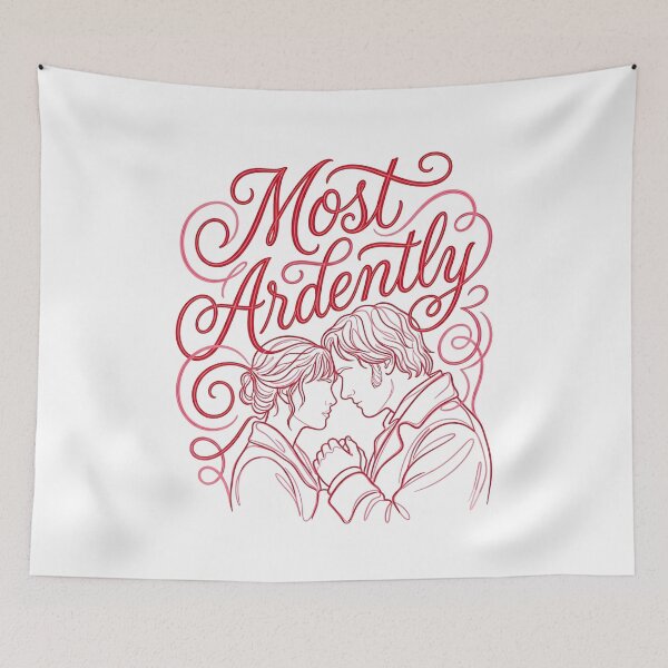 Item preview, Most Ardently Pride and Prejudice Line Art designed and sold by Fenay Designs.