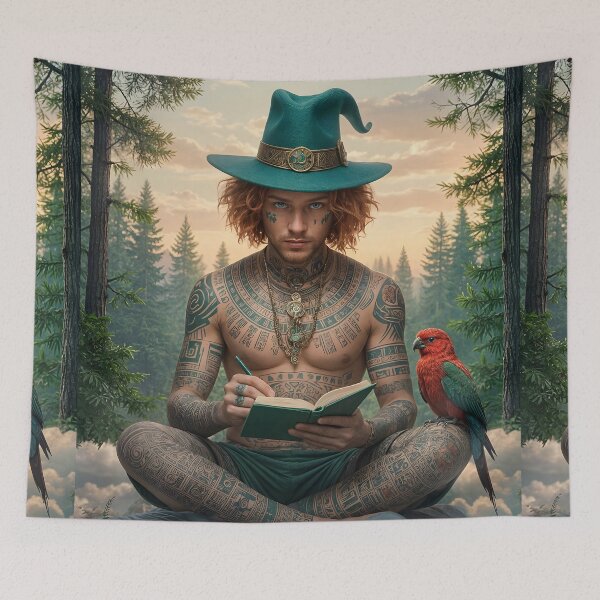 Item preview, The Emerald Wanderer: The Magic of Words and Signs (first version) designed and sold by KunstGeist.