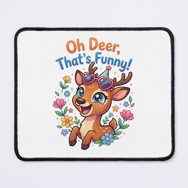 Item preview, Ohh Deer That’s Funny! Cute Cartoon Deer designed and sold by DenBox.