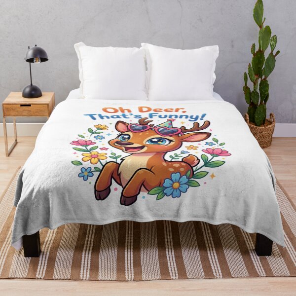 Item preview, Ohh Deer That’s Funny! Cute Cartoon Deer designed and sold by DenBox.