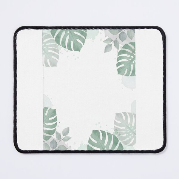 Item preview, Watercolor Tropical Botanical Leaf Border designed and sold by NOMISKISAW.