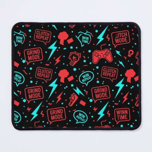 Item preview, Grind Mode Gamer Pattern designed and sold by StickVerse by Owais.