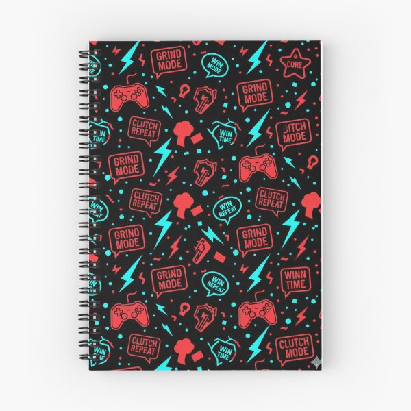 Item preview, Grind Mode Gamer Pattern designed and sold by StickVerse by Owais.