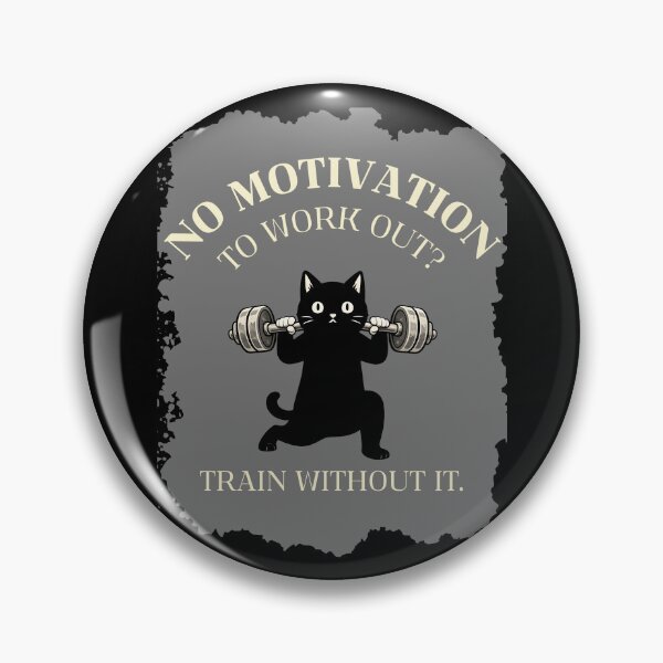 Item preview, Funny Cat Workout Shirt – Train Without Motivation Gym Tee designed and sold by SVALANART.