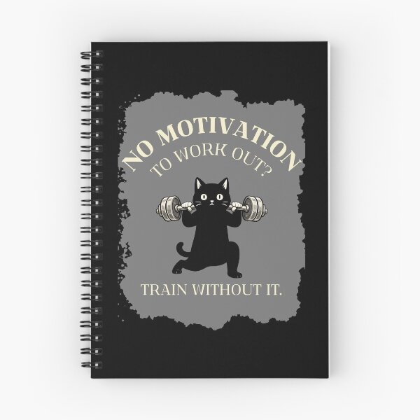 Item preview, Funny Cat Workout Shirt – Train Without Motivation Gym Tee designed and sold by SVALANART.