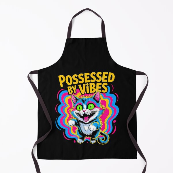 Item preview, Possessed By Vibes Trippy Psychedelic Cat Shirt designed and sold by Amanda's Factory.