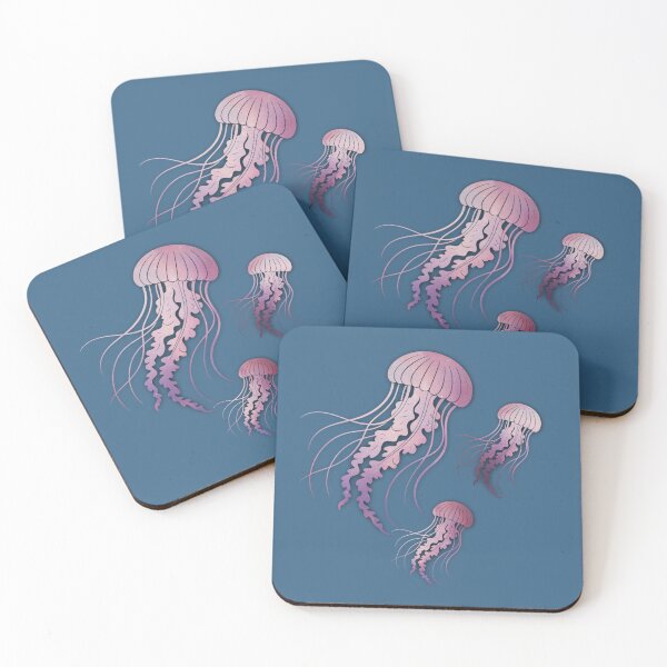 Item preview, Jellyfish Family cosmic illustration designed and sold by 3DDesignSpot.