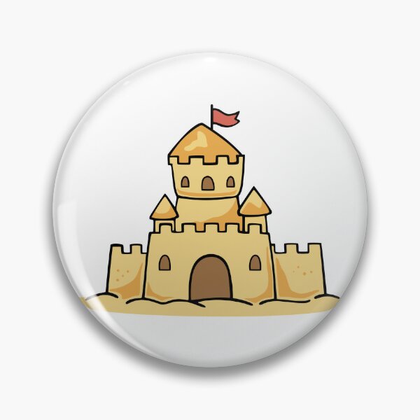 Item preview, Cute Beach Sandcastle Illustration designed and sold by hudhagha.