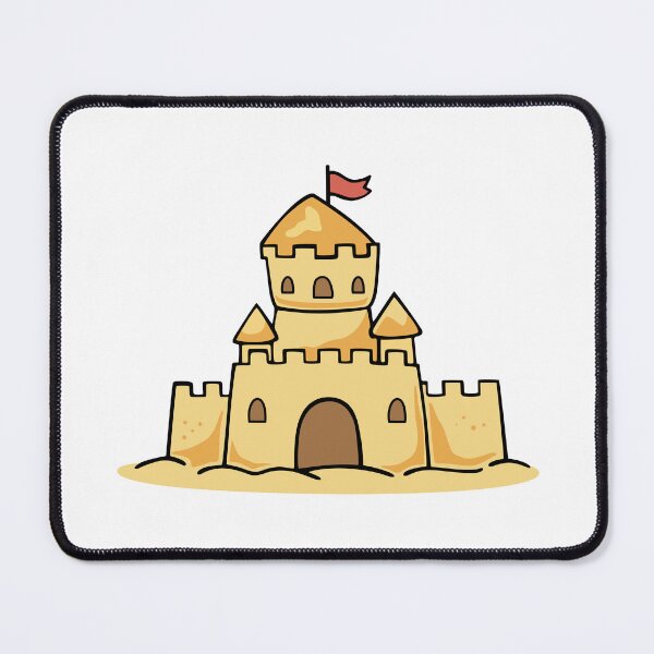Item preview, Cute Beach Sandcastle Illustration designed and sold by hudhagha.
