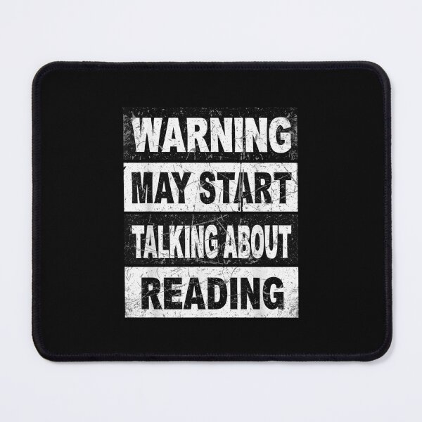 Item preview, Warning May Start Talking About Reading Book Lover designed and sold by CORJIDOG-ART.