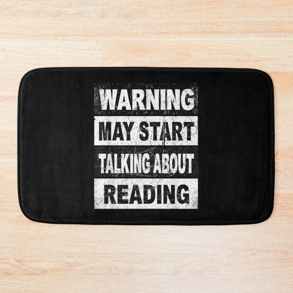 Item preview, Warning May Start Talking About Reading Book Lover designed and sold by CORJIDOG-ART.