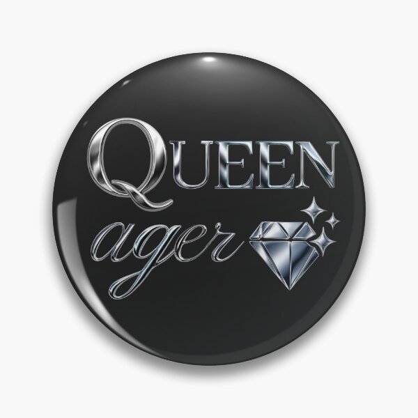 Item preview, Queen Ager | Empowered Women Graphic Design designed and sold by ScanMood.