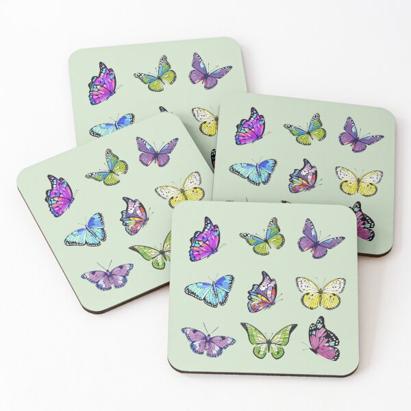Item preview, butterfly collection mosaic designed and sold by designmari.