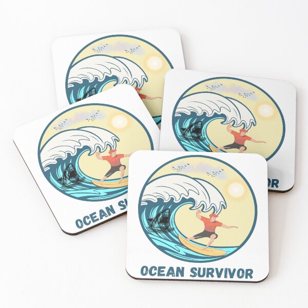 Item preview,  Ocean Survivor Vintage Shark Retro Marine Adventure Predator Design designed and sold by KapiPrint.