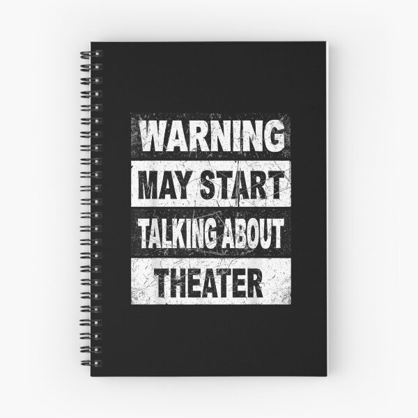 Item preview, Warning May Start Talking About Theater Actor Actress Stage Lover designed and sold by CORJIDOG-ART.