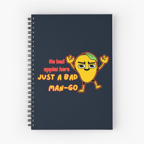 Item preview, Just a Bad Mango No Bad Apples Pun Art designed and sold by The-Melon-Cart.