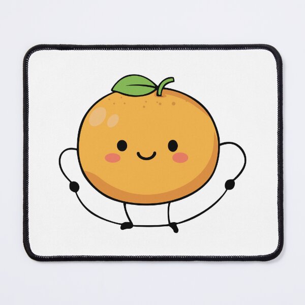 Item preview, Happy Kawaii Orange designed and sold by hudhagha.