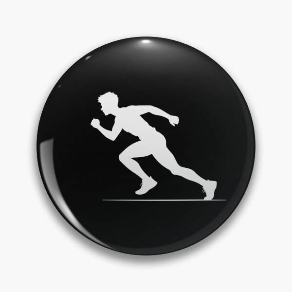 Item preview, Running Athlete Silhouette – Speed Motion Design designed and sold by BrushRushX.