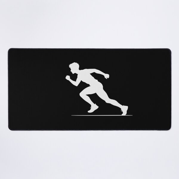 Item preview, Running Athlete Silhouette – Speed Motion Design designed and sold by BrushRushX.