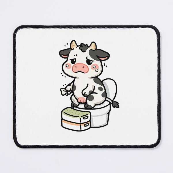 Item preview, Cute cow in an awkward moment designed and sold by HeyHas.