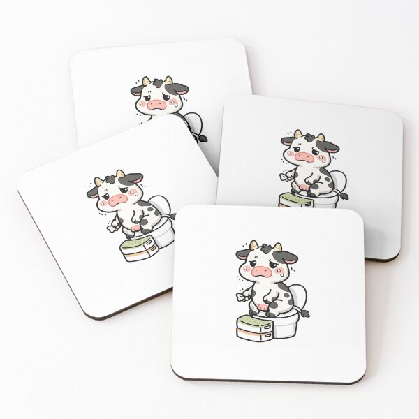 Item preview, Cute cow in an awkward moment designed and sold by HeyHas.