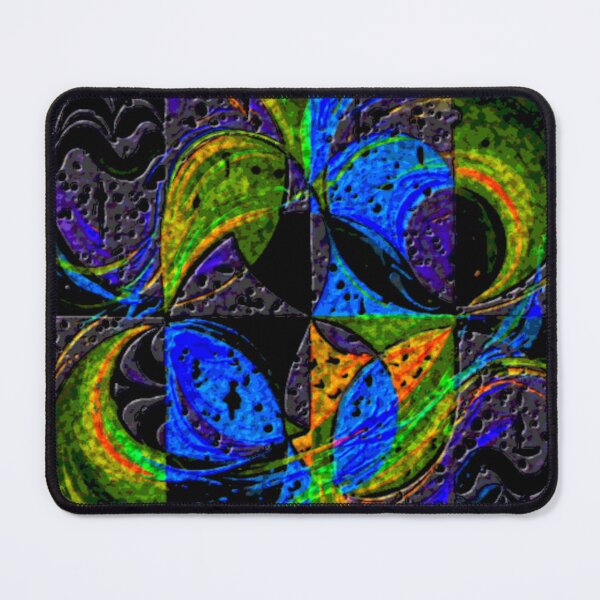 Item preview, zodiac energy wheel dark turbulent colorful geometric abstract design designed and sold by SmashingDeals.