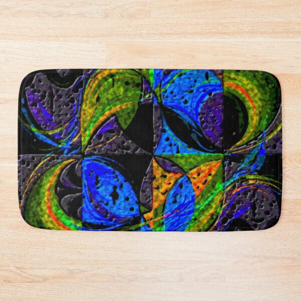 Item preview, zodiac energy wheel dark turbulent colorful geometric abstract design designed and sold by SmashingDeals.