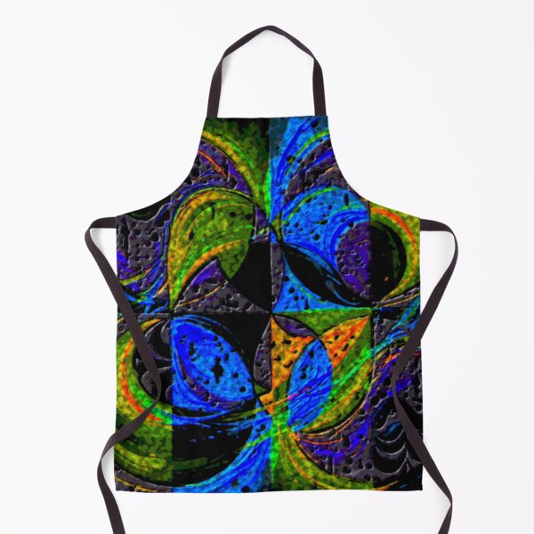 Item preview, zodiac energy wheel dark turbulent colorful geometric abstract design designed and sold by SmashingDeals.