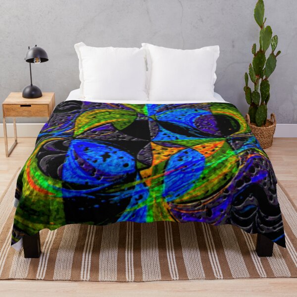 Item preview, zodiac energy wheel dark turbulent colorful geometric abstract design designed and sold by SmashingDeals.