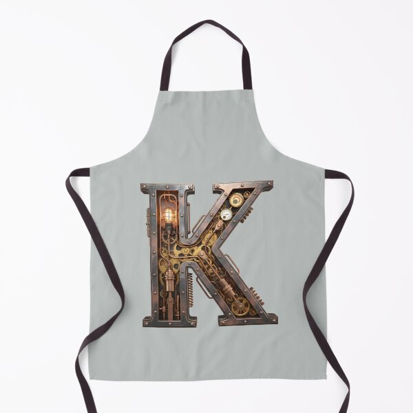 Item preview, Steampunk Initial K - Mechanical Gear Monogram Letter designed and sold by The Visual Syllabus.