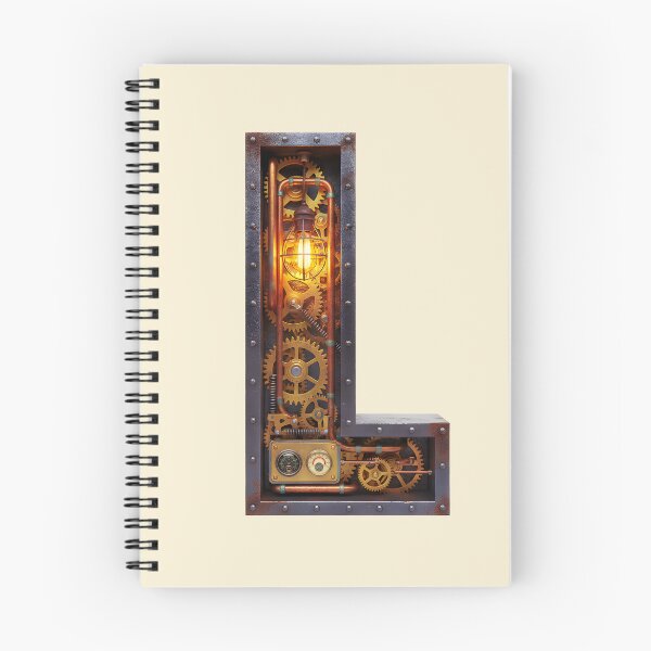 Item preview, Steampunk Letter L - Mechanical Gear Alphabet Initial, Vintage Industrial Monogram designed and sold by The Visual Syllabus.
