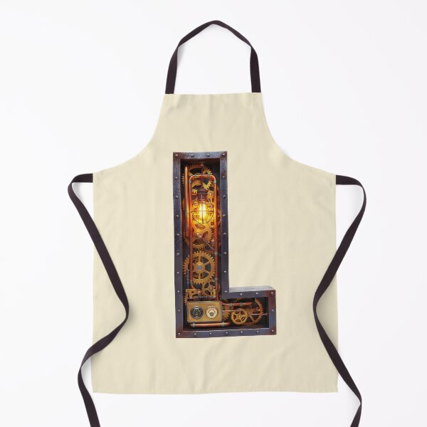 Item preview, Steampunk Letter L - Mechanical Gear Alphabet Initial, Vintage Industrial Monogram designed and sold by The Visual Syllabus.
