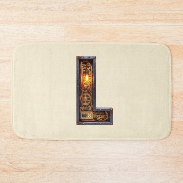 Item preview, Steampunk Letter L - Mechanical Gear Alphabet Initial, Vintage Industrial Monogram designed and sold by The Visual Syllabus.