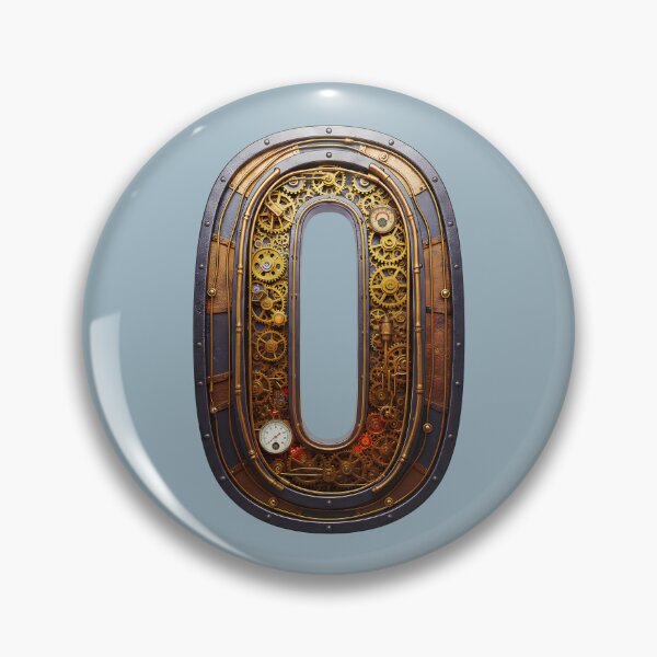 Item preview, Steampunk Initial O - Mechanical Gear Monogram Letter designed and sold by The Visual Syllabus.