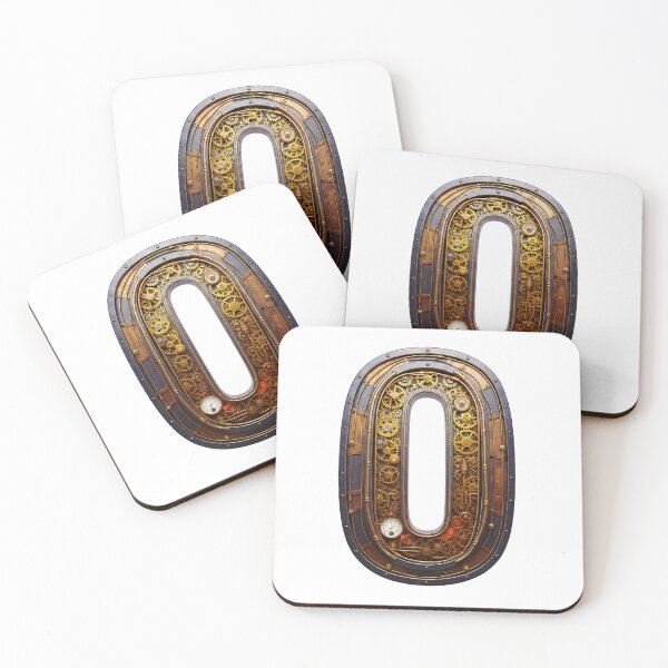 Item preview, Steampunk Initial O - Mechanical Gear Monogram Letter designed and sold by The Visual Syllabus.