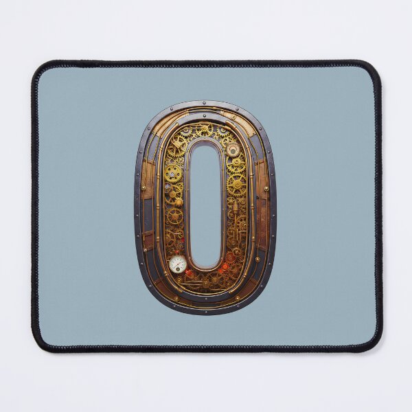 Item preview, Steampunk Initial O - Mechanical Gear Monogram Letter designed and sold by The Visual Syllabus.