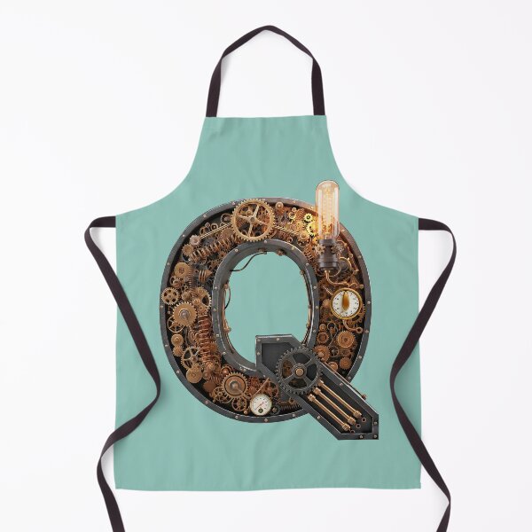 Item preview, Steampunk Letter Q — Mechanical Gear Alphabet Initial, Vintage Industrial Monogram designed and sold by The Visual Syllabus.