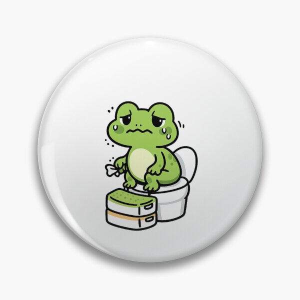 Item preview, Cute frog on existential pause designed and sold by HeyHas.