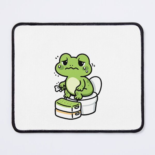 Item preview, Cute frog on existential pause designed and sold by HeyHas.