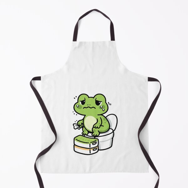 Item preview, Cute frog on existential pause designed and sold by HeyHas.